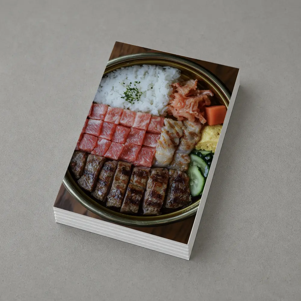 Japanese Wagyu Beef Rice Bowl Food – Postcards