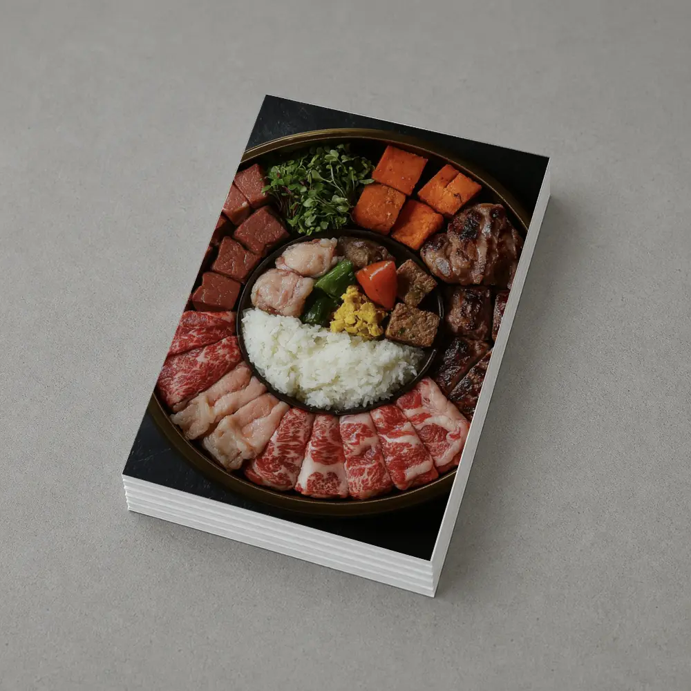 Korean BBQ Meat Platter With Rice – Postcards