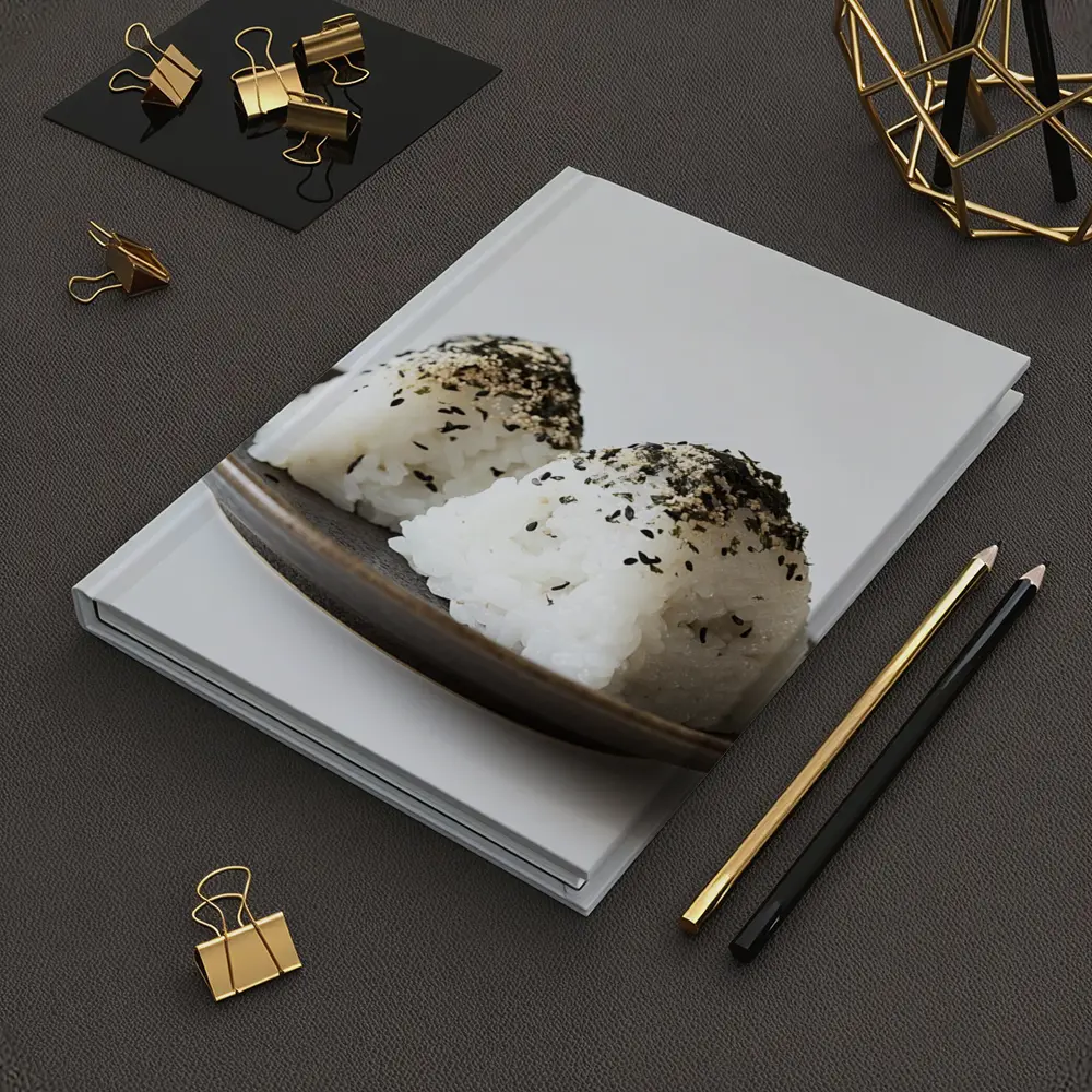 Japanese Onigiri Rice Balls on Plate – Notebooks