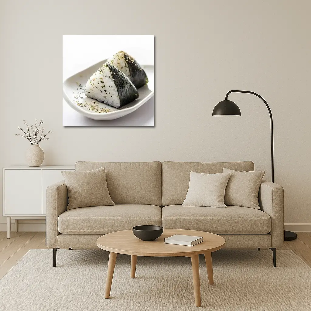 Onigiri Rice Balls With Nori Seaweed – Wall Art