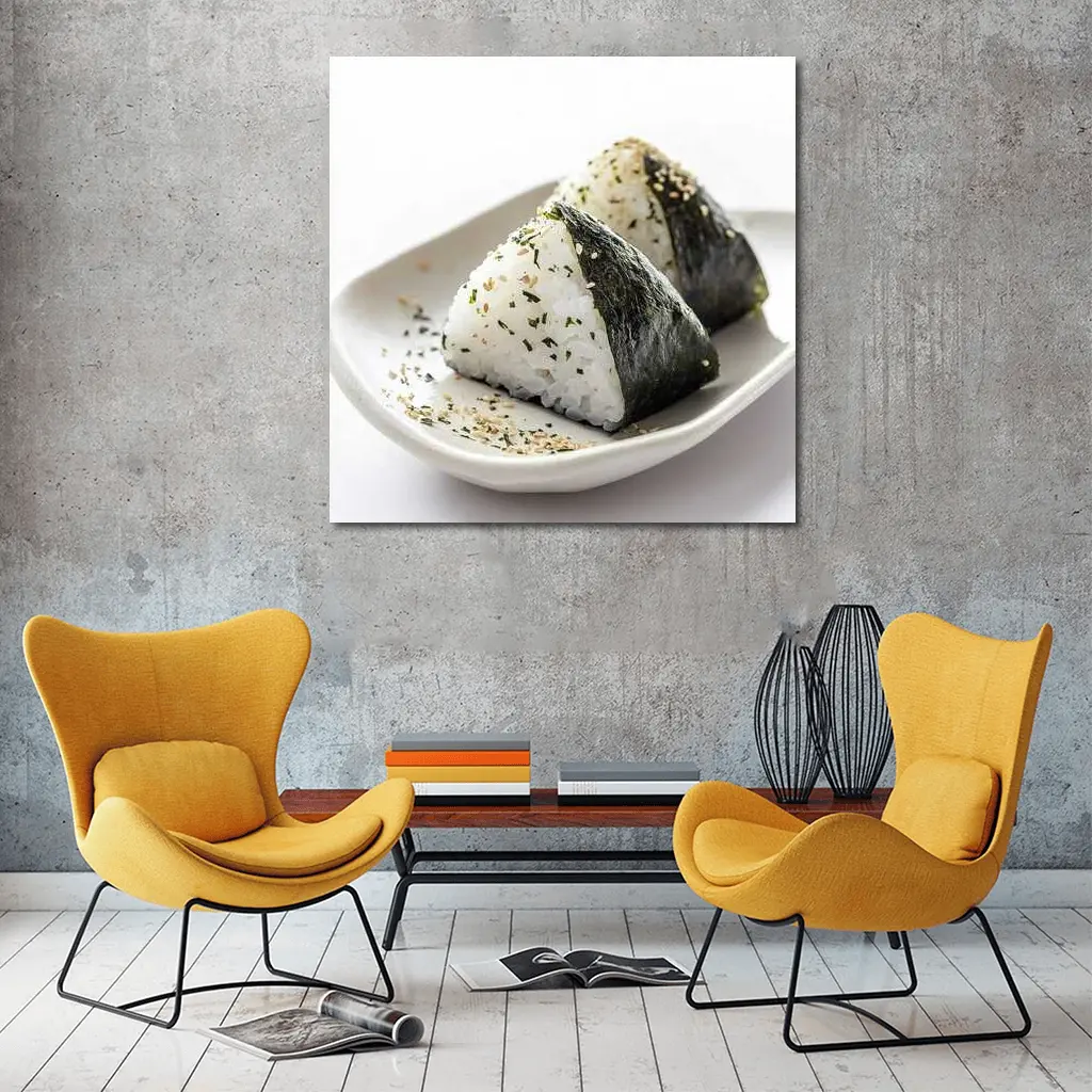 Onigiri Rice Balls With Nori Seaweed – Wall Art