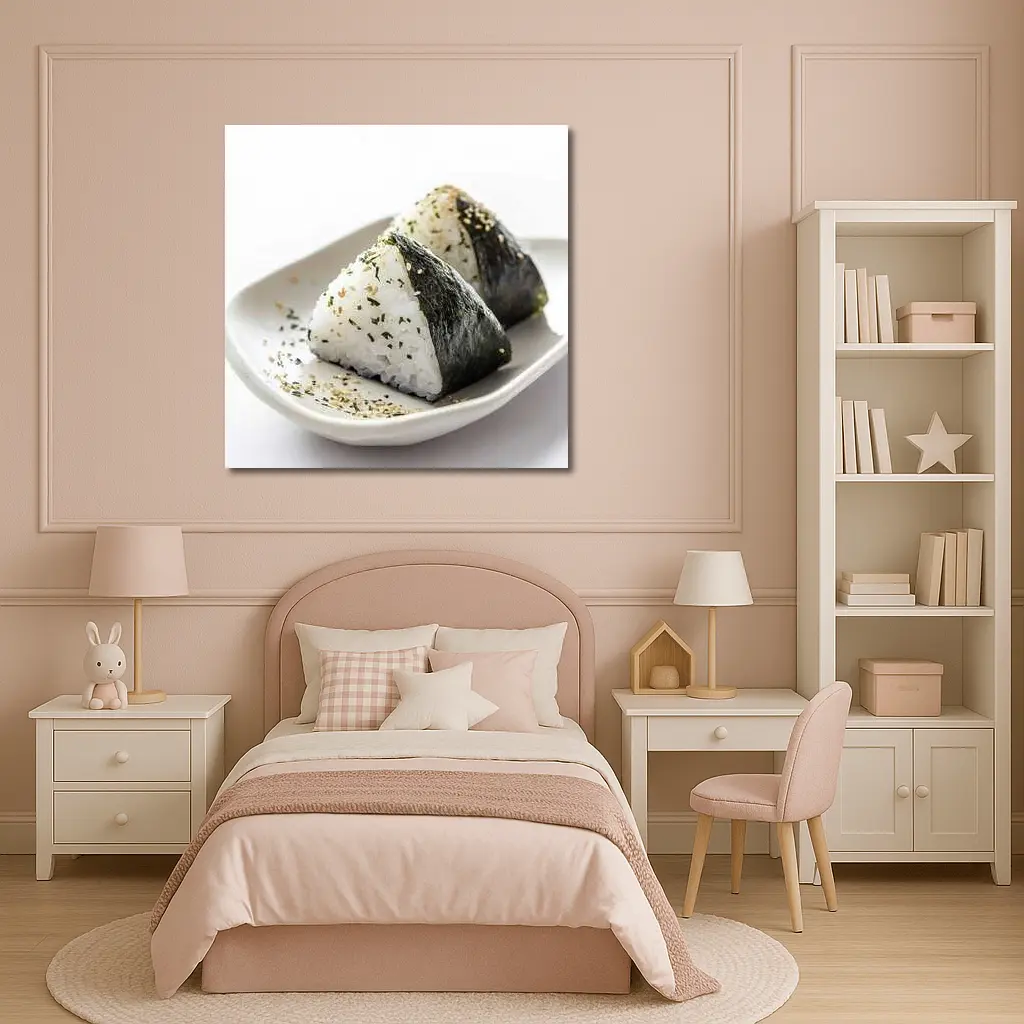 Onigiri Rice Balls With Nori Seaweed – Wall Art