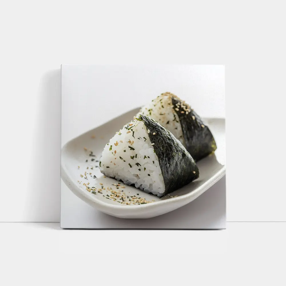 Onigiri Rice Balls With Nori Seaweed – Wall Art