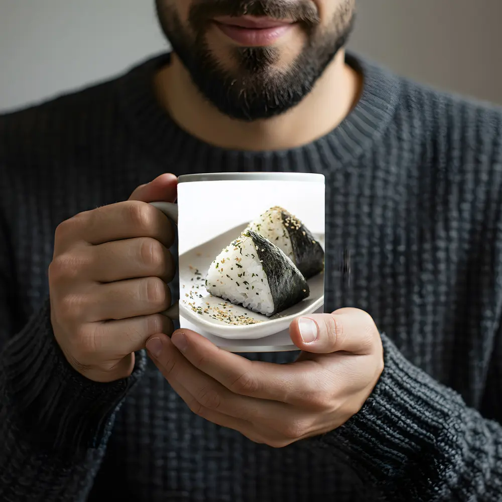 Onigiri Rice Balls With Nori Seaweed – Mugs