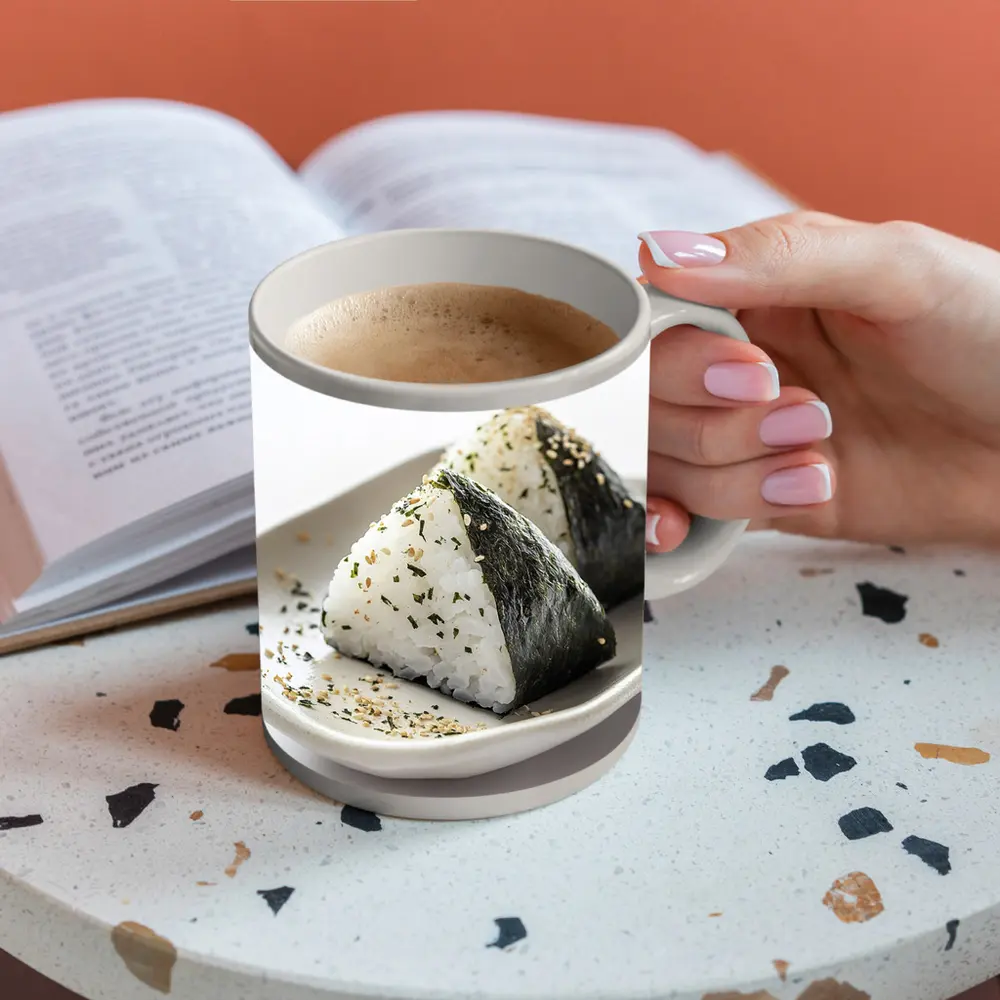 Onigiri Rice Balls With Nori Seaweed – Mugs
