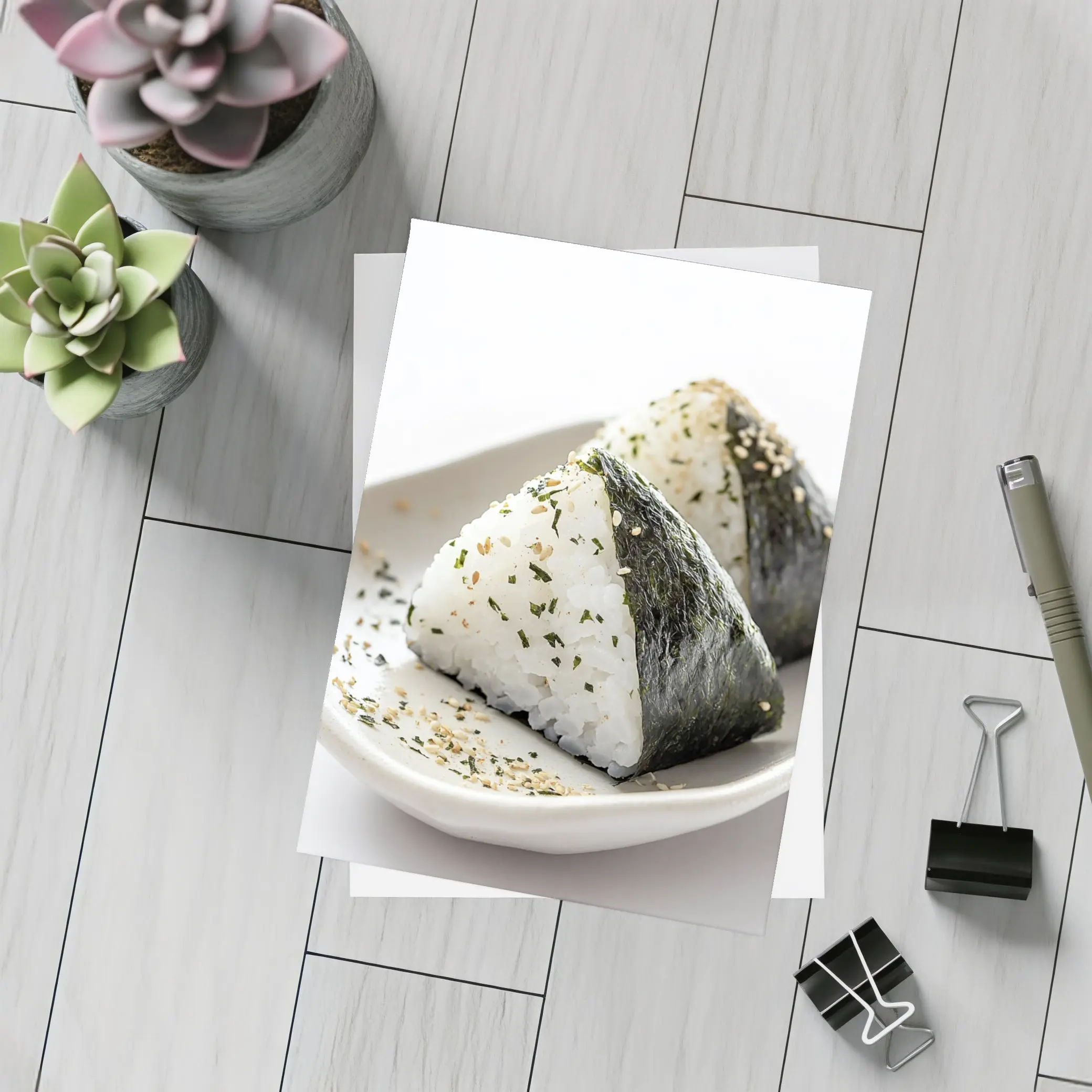 Onigiri Rice Balls With Nori Seaweed – Postcards