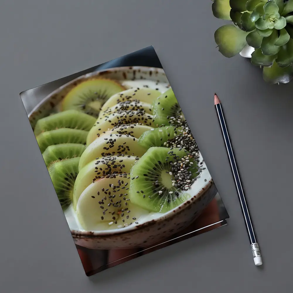 Kiwi Yogurt Bowl With Chia Seeds – Notebooks