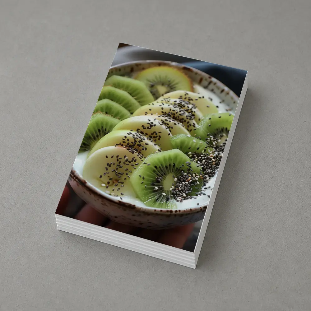 Kiwi Yogurt Bowl With Chia Seeds – Postcards