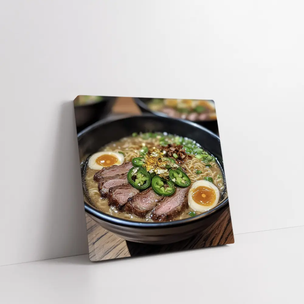 Spicy Ramen Bowl With Braised Beef – Wall Art