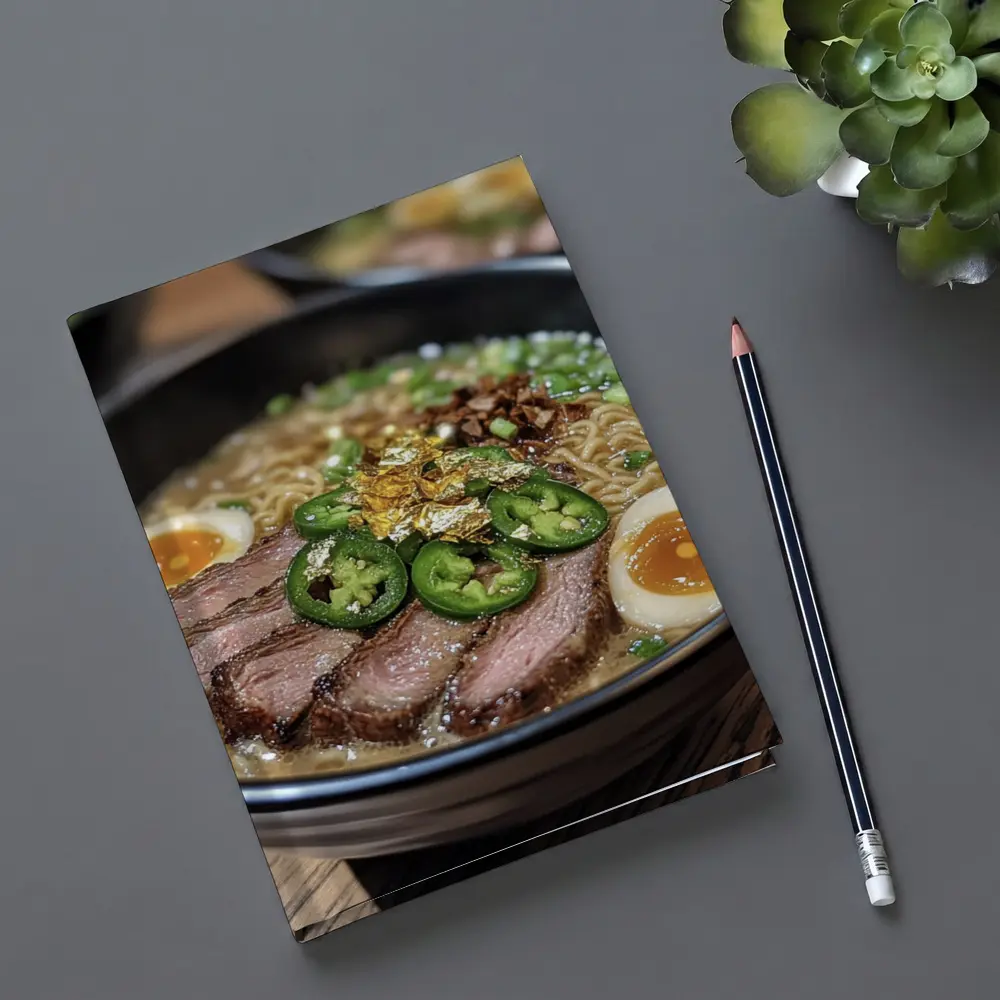 Spicy Ramen Bowl With Braised Beef – Notebooks