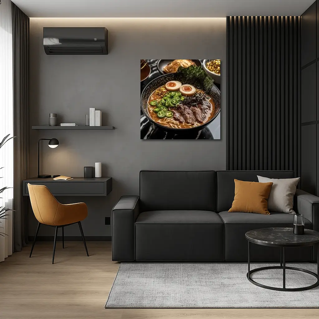 Rich Ramen Bowl With Beef And Nori – Wall Art