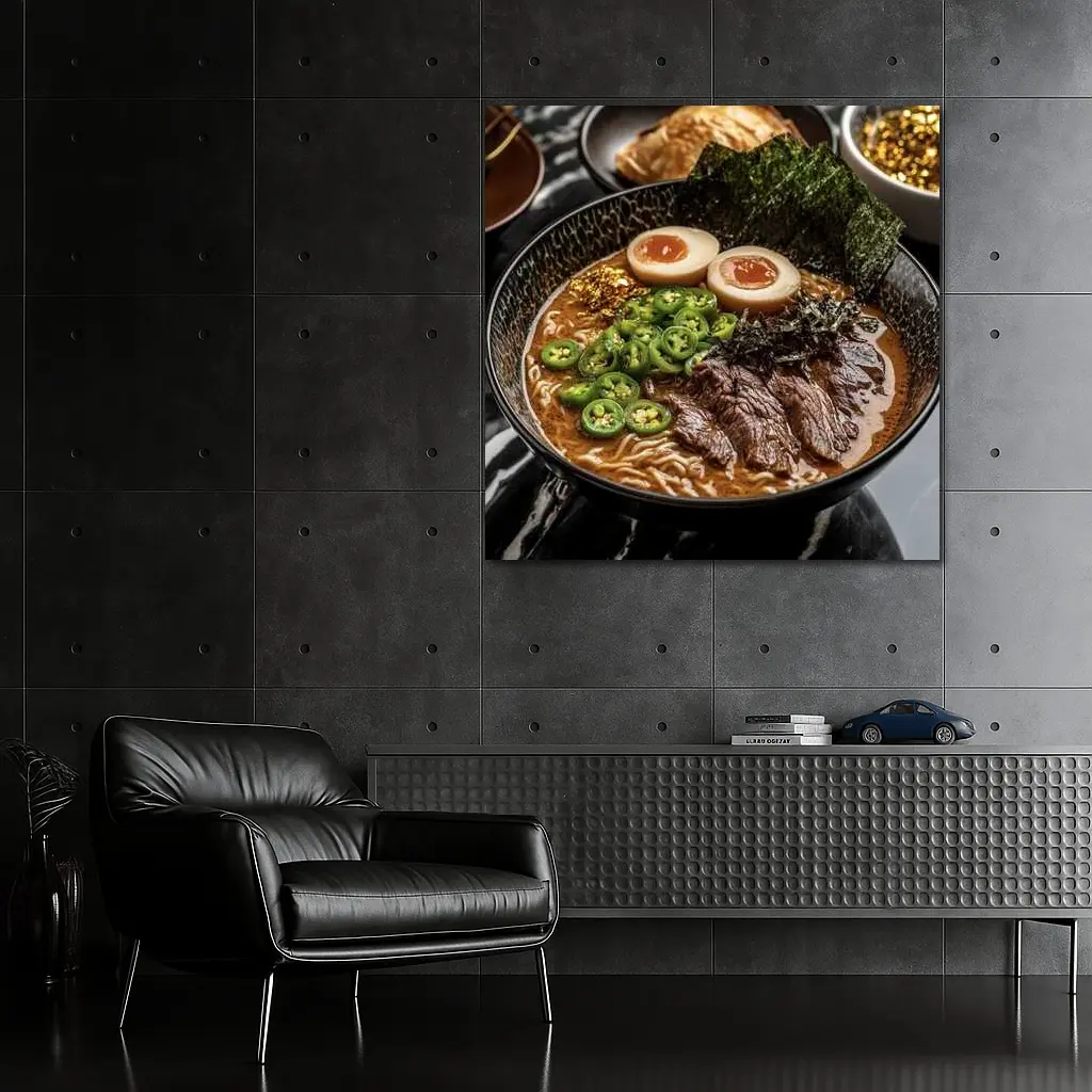 Rich Ramen Bowl With Beef And Nori – Wall Art