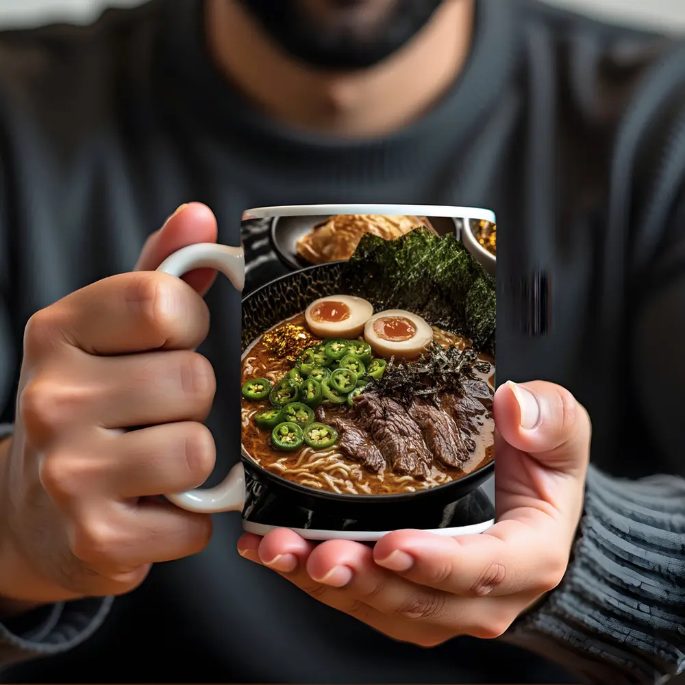 Rich Ramen Bowl With Beef And Nori – Mugs
