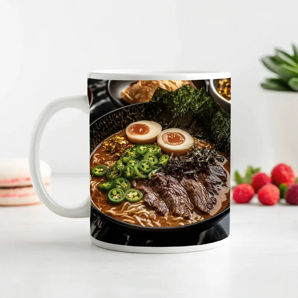 Rich Ramen Bowl With Beef And Nori – Mugs