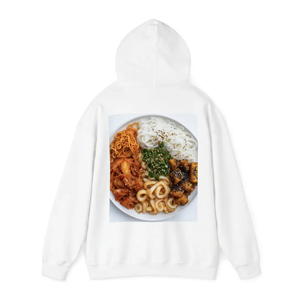 Korean Rice Noodle Bowl With Kimchi Tofu – Hoodies
