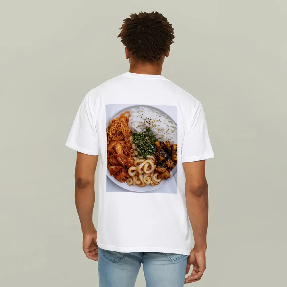 Korean Rice Noodle Bowl With Kimchi Tofu – T-Shirts