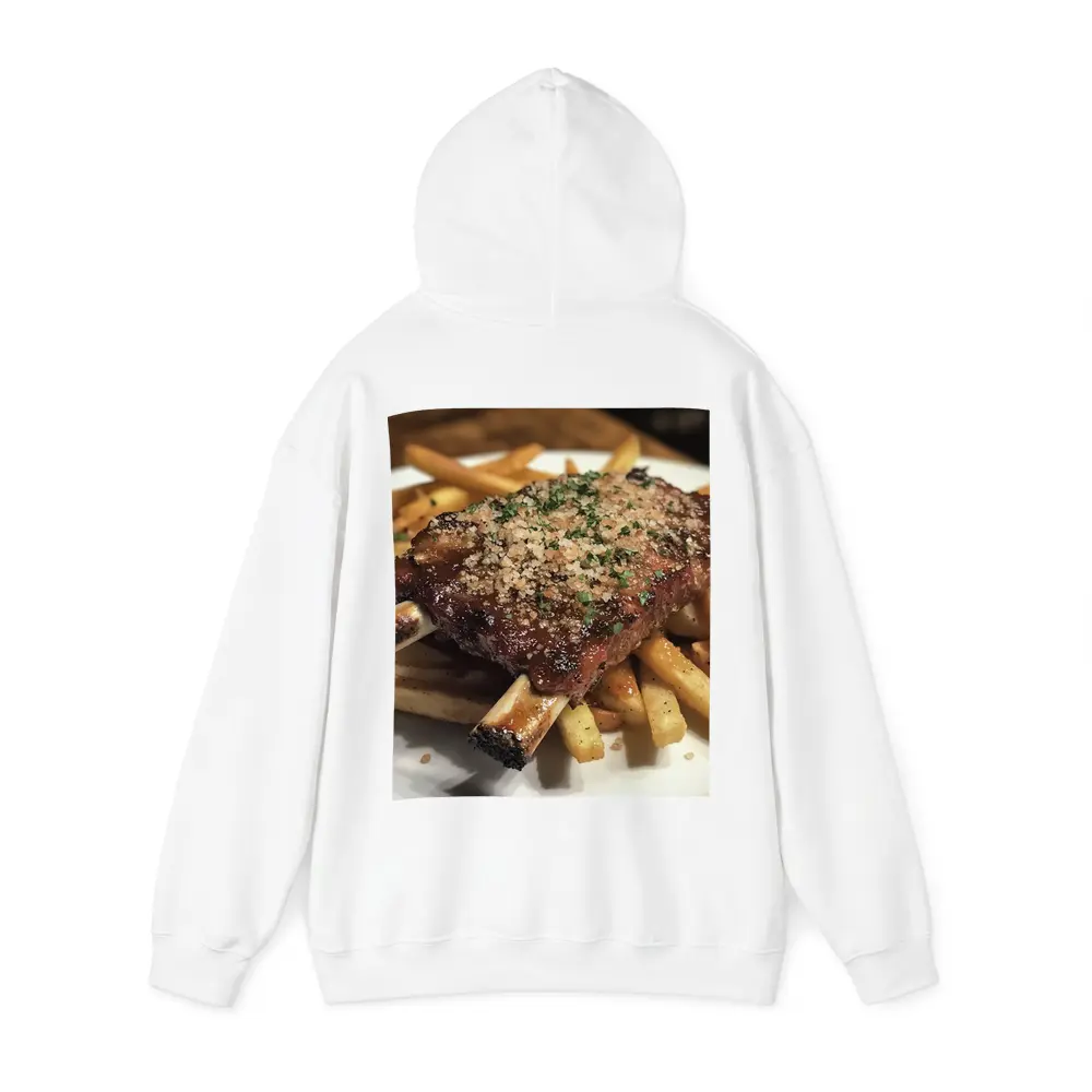 BBQ Ribs With Crispy French Fries Plate – Hoodies
