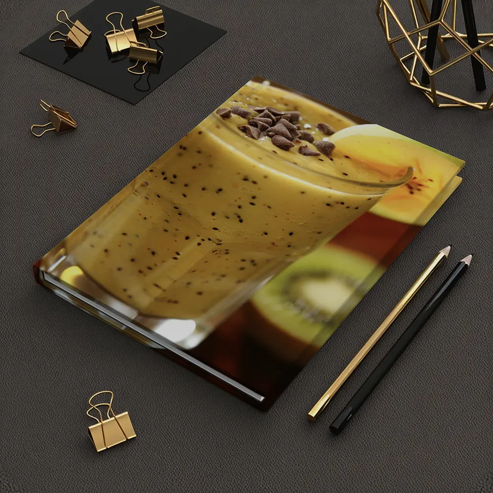 Kiwi Mango Smoothie With Chocolate Chips – Notebooks