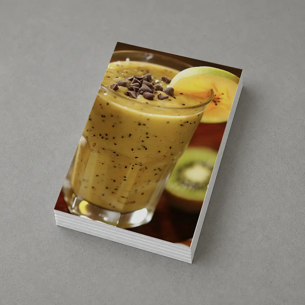 Kiwi Mango Smoothie With Chocolate Chips – Postcards