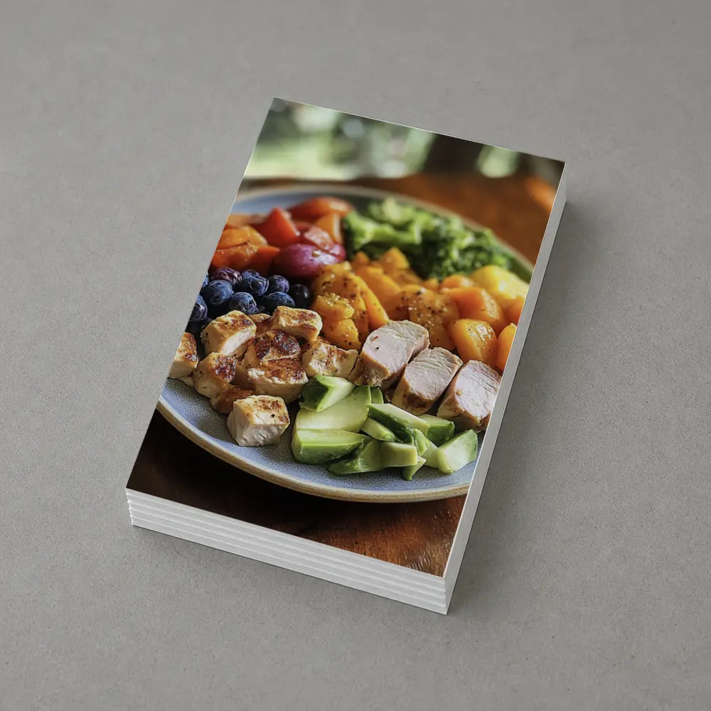 Healthy Chicken Bowl With Colorful Vegetables – Postcards
