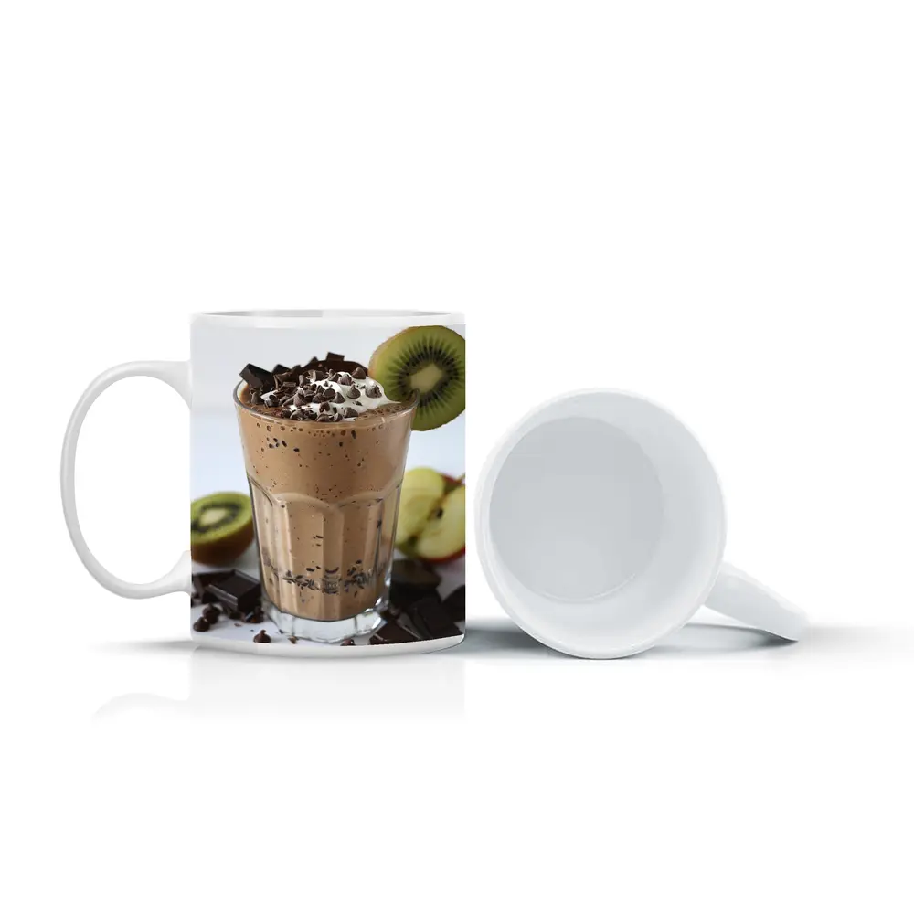 Chocolate Smoothie With Kiwi And Apple – Mugs