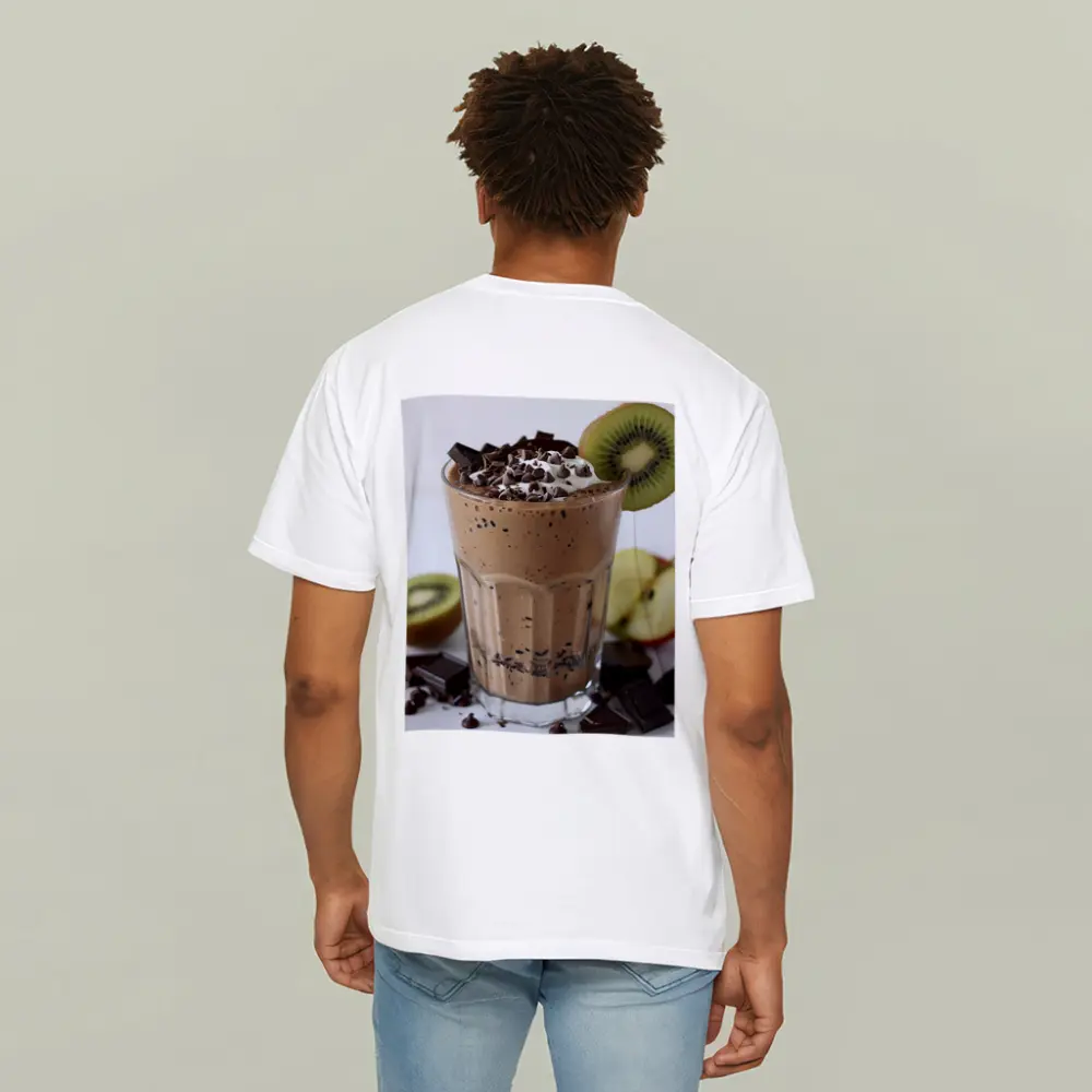 Chocolate Smoothie With Kiwi And Apple – T-Shirts