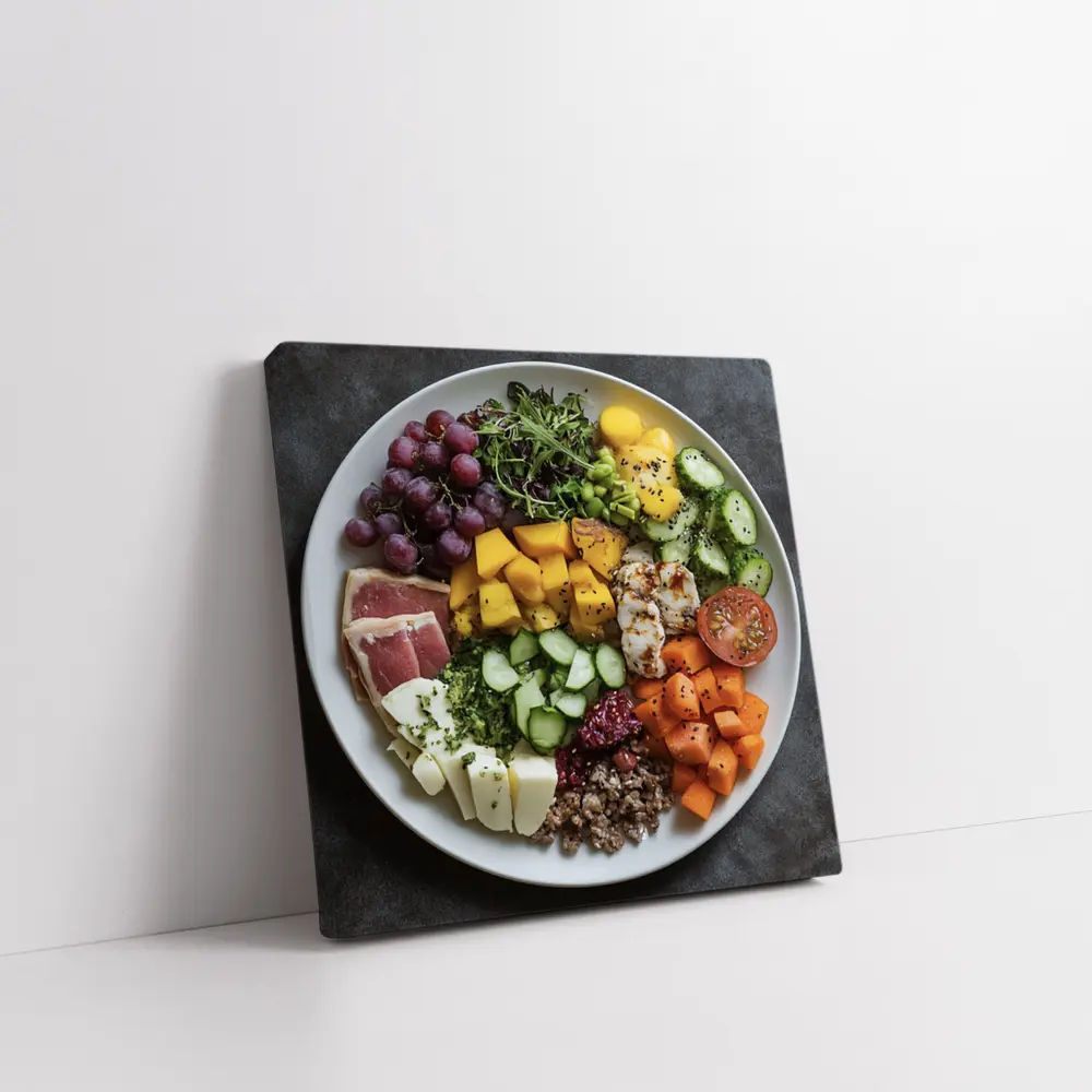 Colorful Health Bowl With Fresh Ingredients – Wall Art