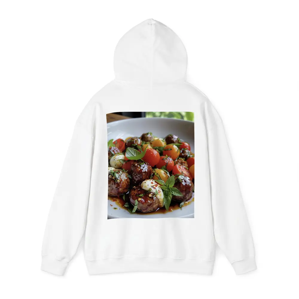 Meatballs Caprese Salad Fresh Basil Bowl – Hoodies