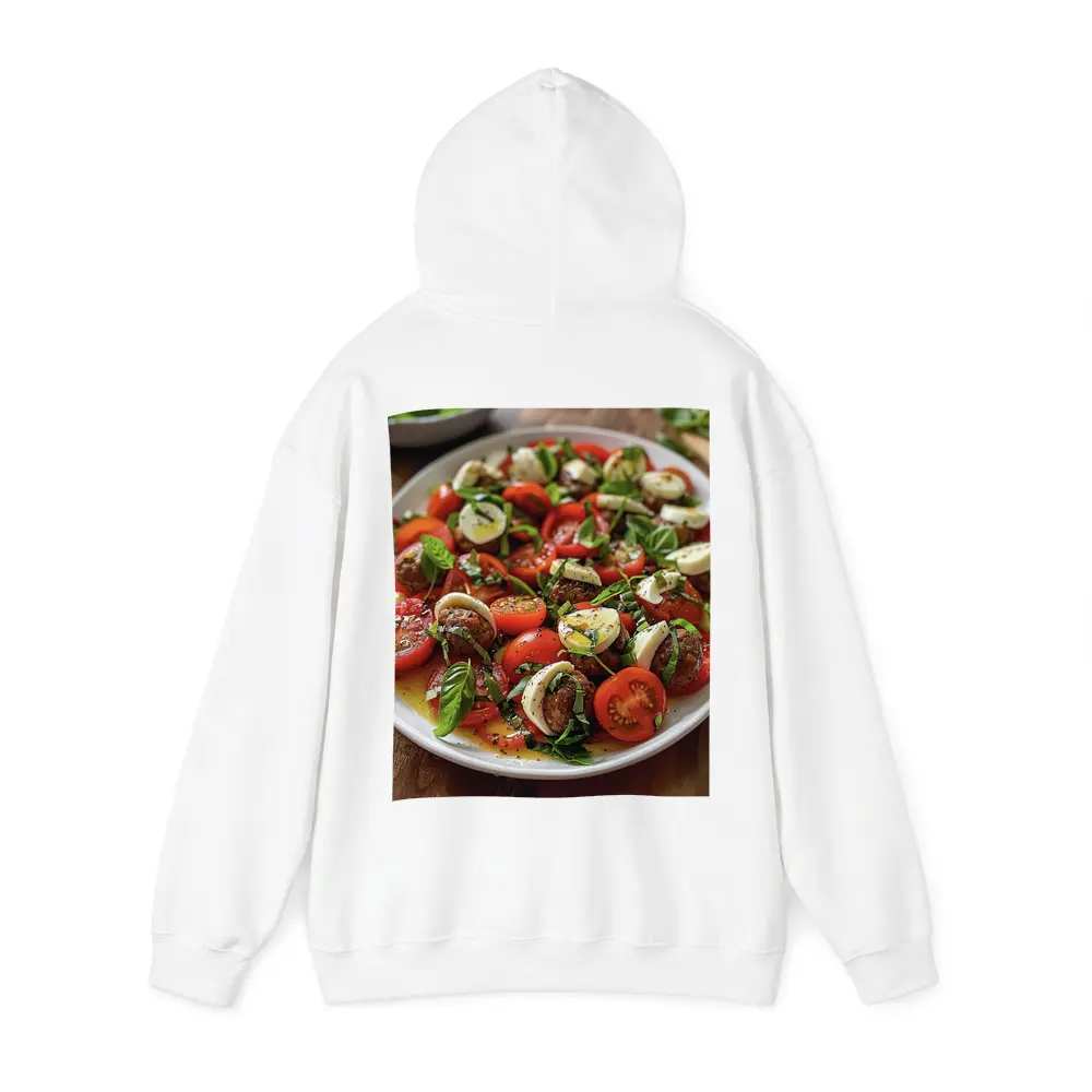 Caprese Salad Tomatoes Mozzarella Basil Plate – Hoodies