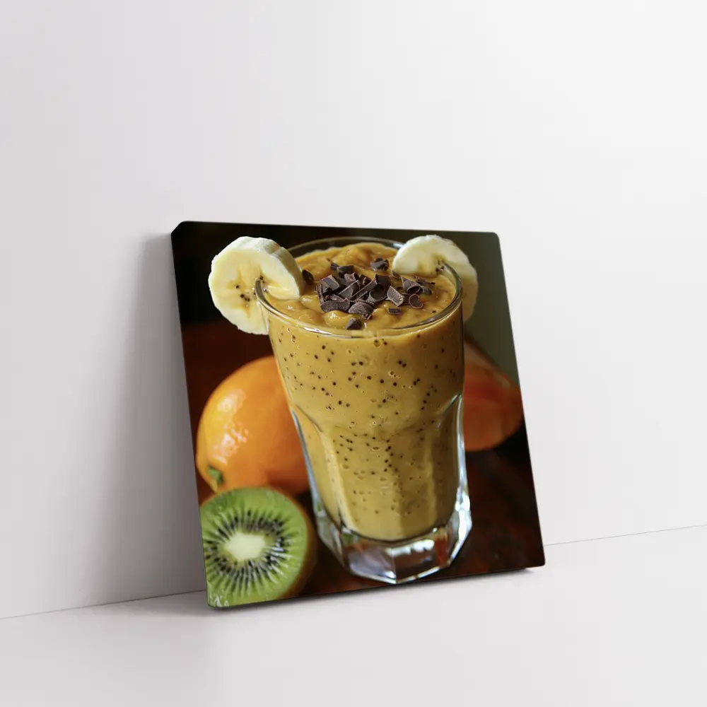 Banana Chocolate Smoothie With Fresh Fruits – Wall Art