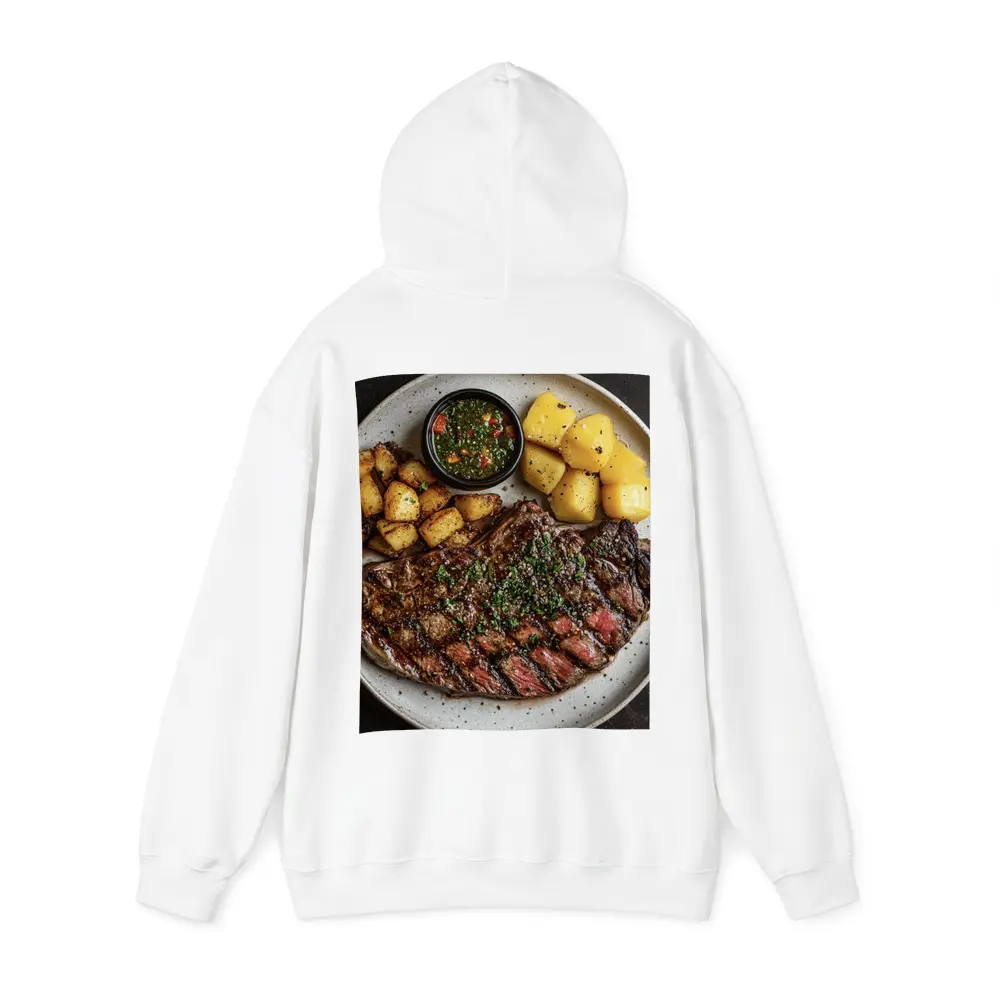 Grilled Ribeye Steak Chimichurri Roasted Potatoes Plate – Hoodies