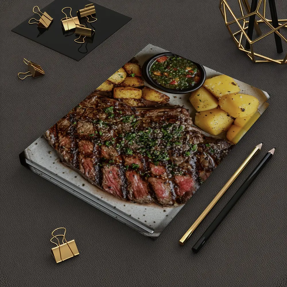 Grilled Ribeye Steak Chimichurri Roasted Potatoes Plate – Notebooks