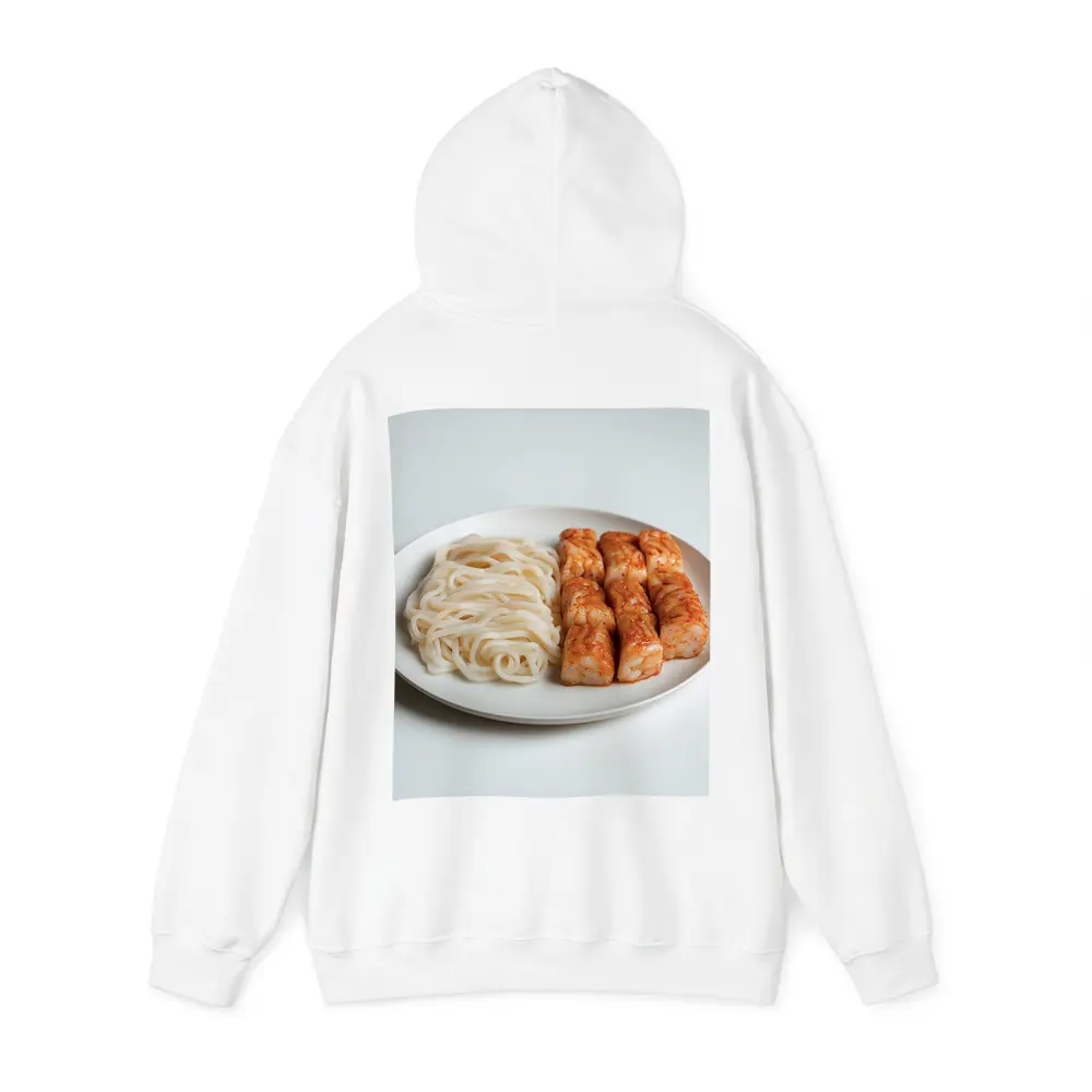 Korean Rice Cakes Noodles White Plate – Hoodies