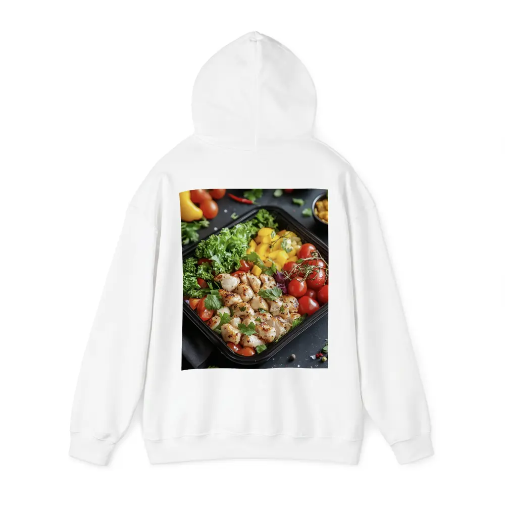 Grilled Chicken Meal Prep Bowl Fresh Vegetables – Hoodies