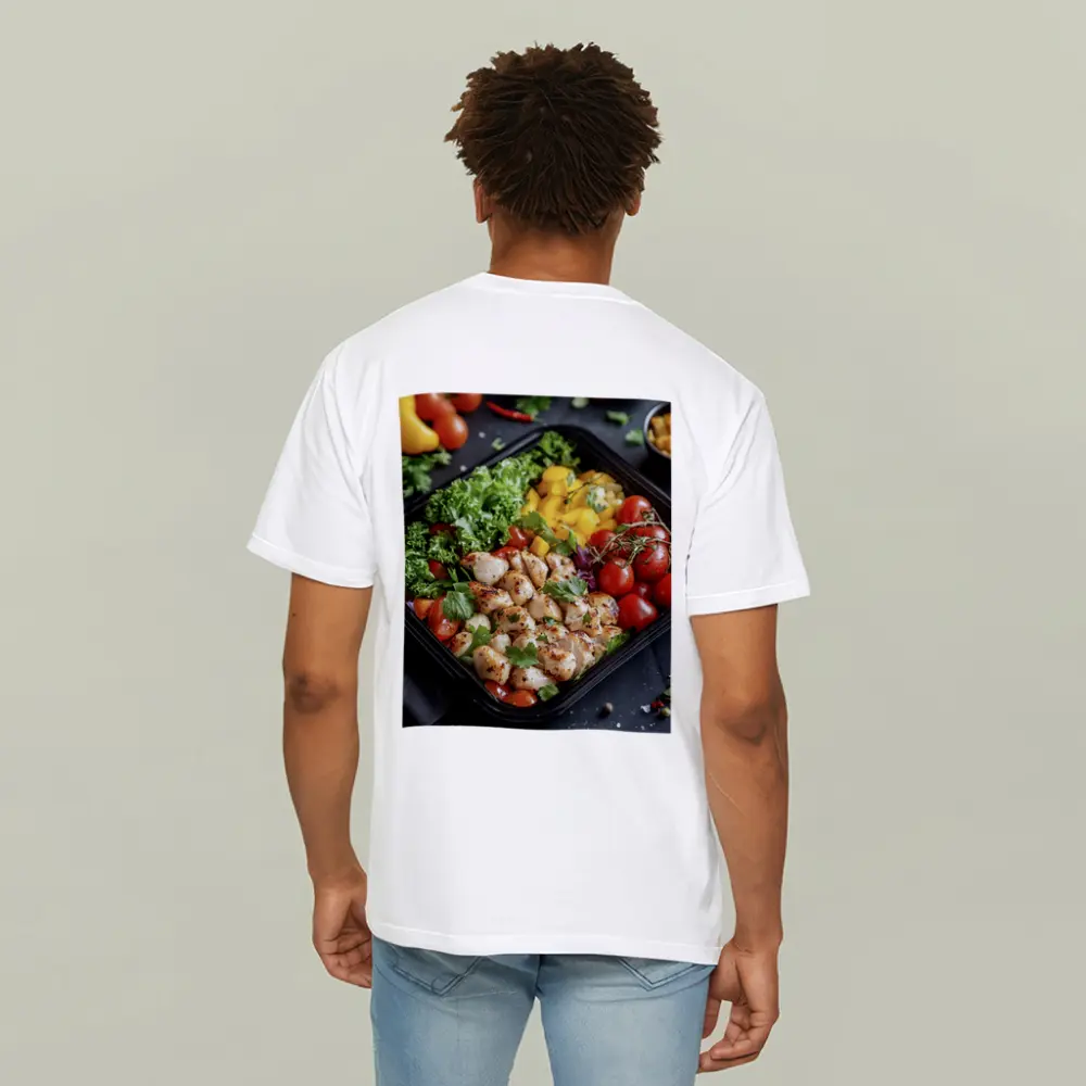 Grilled Chicken Meal Prep Bowl Fresh Vegetables – T-Shirts