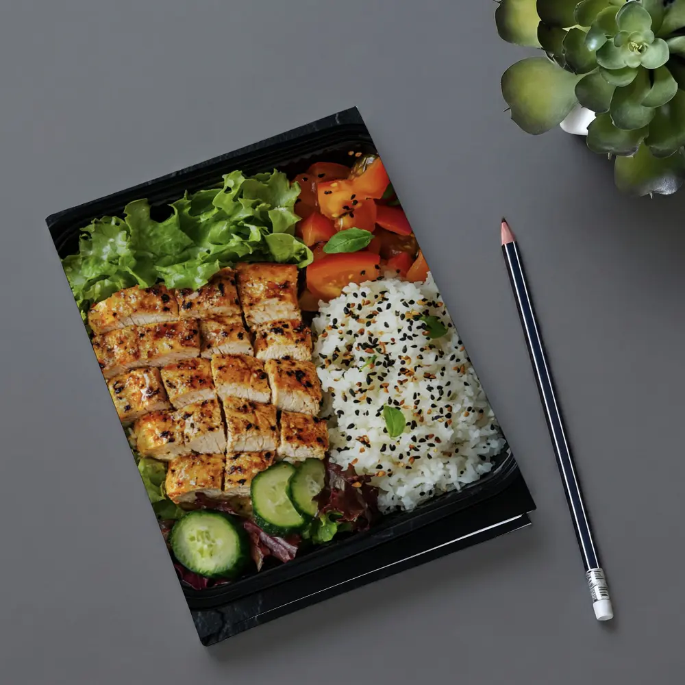 Grilled Chicken Bento Box With Rice – Notebooks