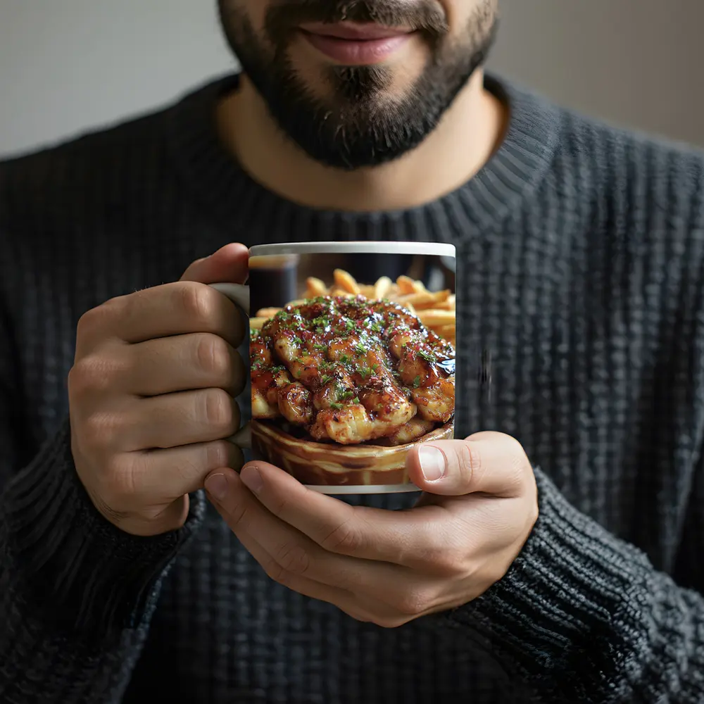 Glazed Chicken Waffle Bowl With Fries – Mugs