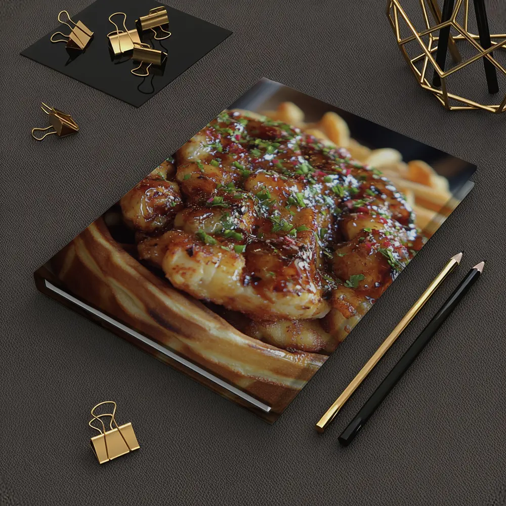 Glazed Chicken Waffle Bowl With Fries – Notebooks