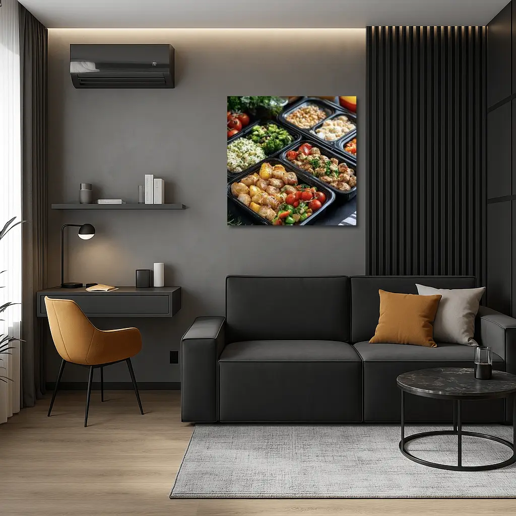 Grilled Chicken Meal Prep Containers Healthy Food – Wall Art