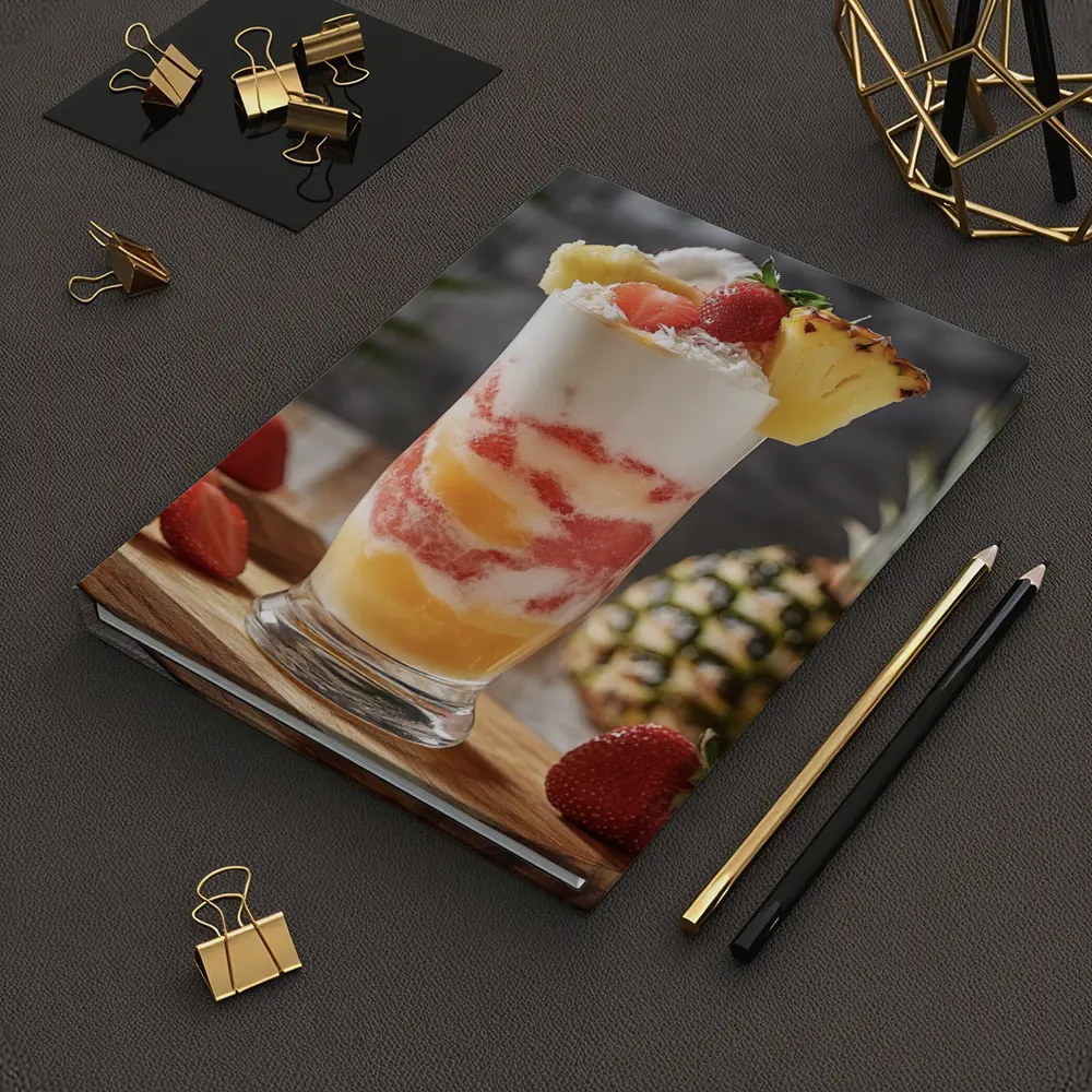 Tropical Fruit Yogurt Parfait Glass Summer – Notebooks