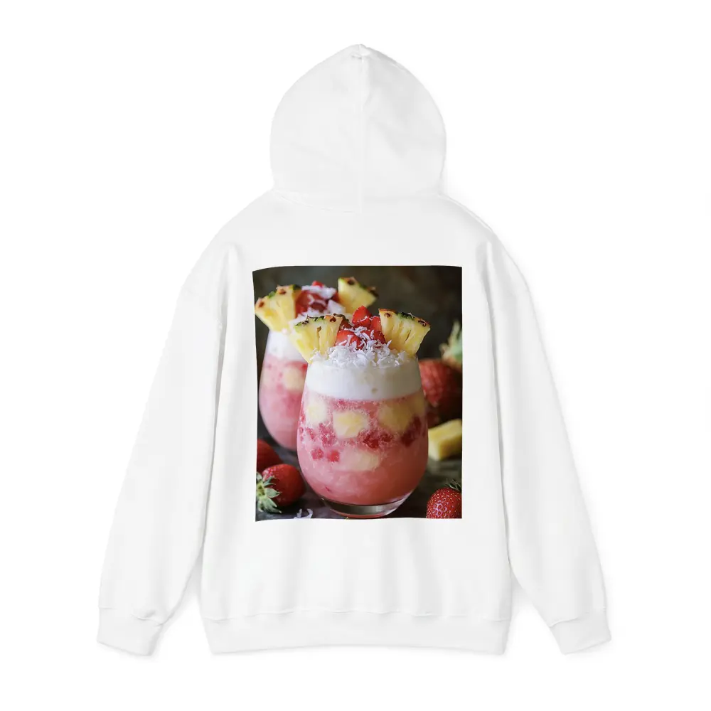 Strawberry Pineapple Coconut Tropical Layered Drinks – Hoodies