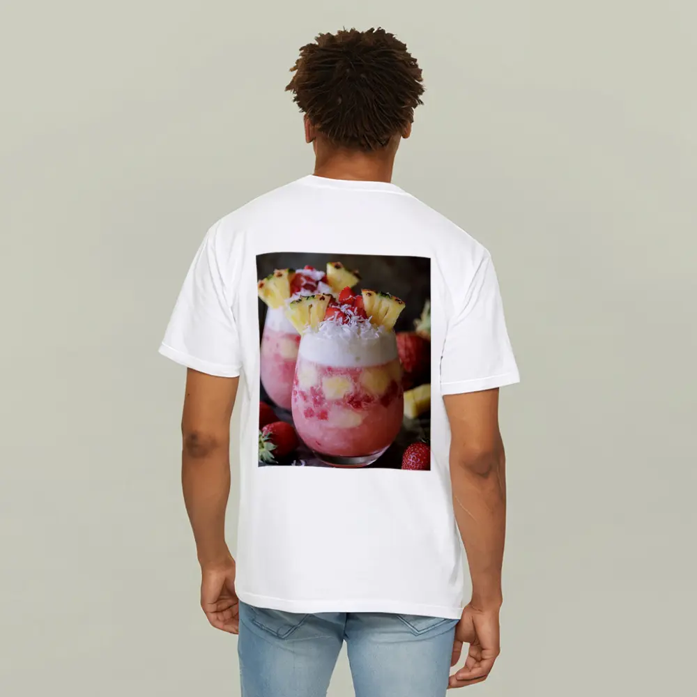Strawberry Pineapple Coconut Tropical Layered Drinks – T-Shirts