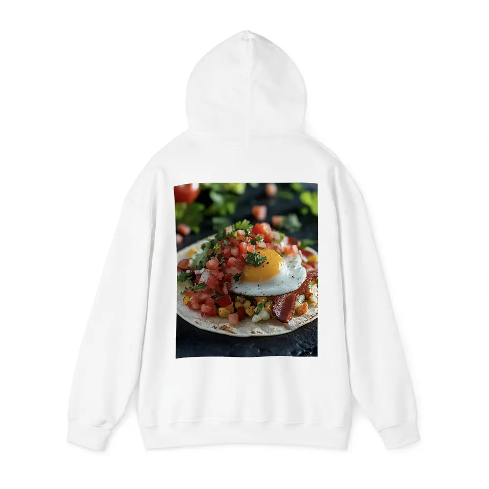 Breakfast Taco Fried Egg Pico De Gallo – Hoodies