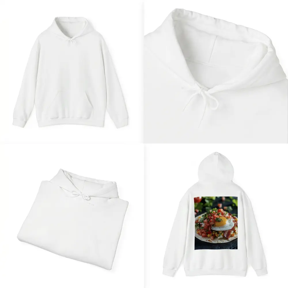 Breakfast Taco Fried Egg Pico De Gallo – Hoodies