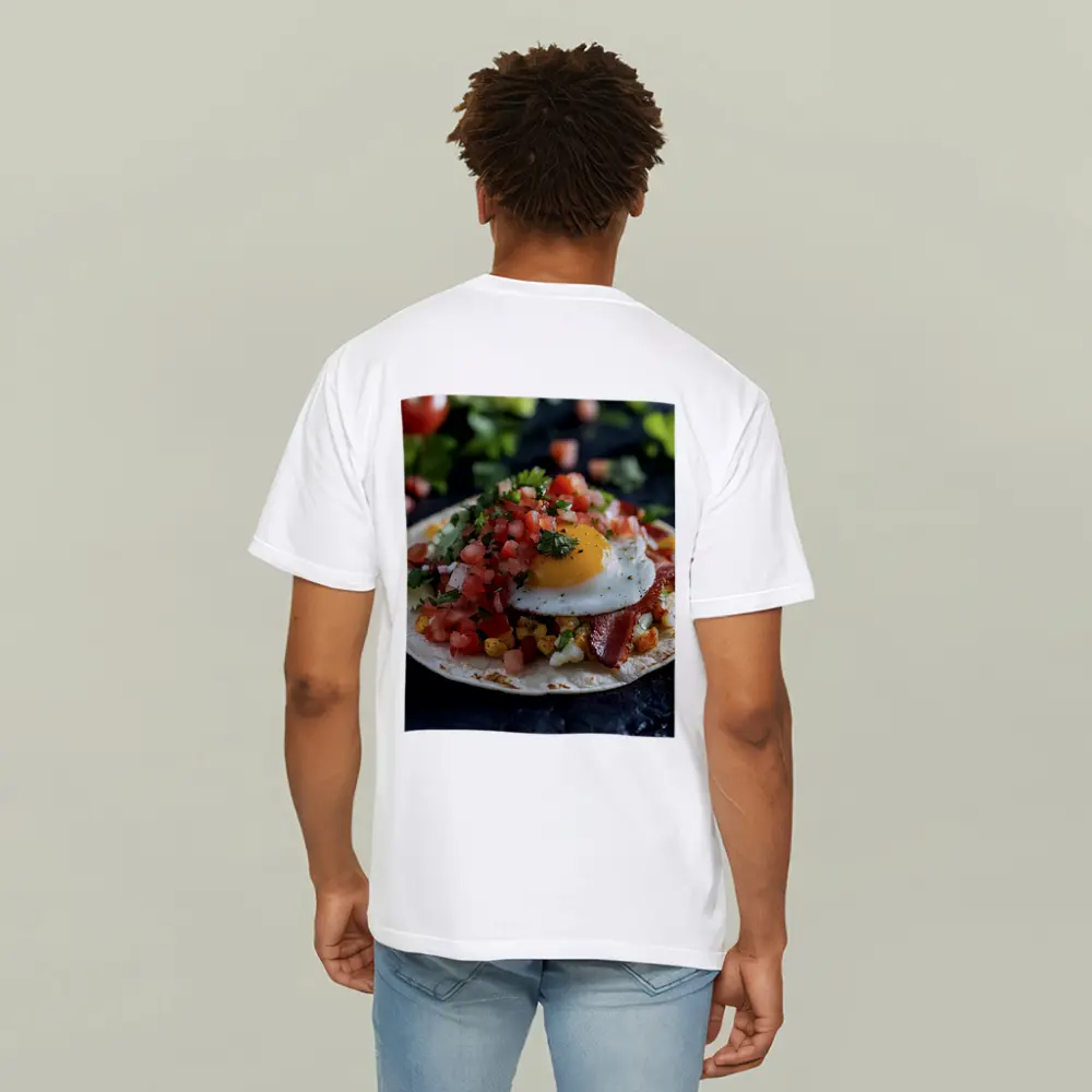 Breakfast Taco Fried Egg Pico De Gallo – T-Shirts