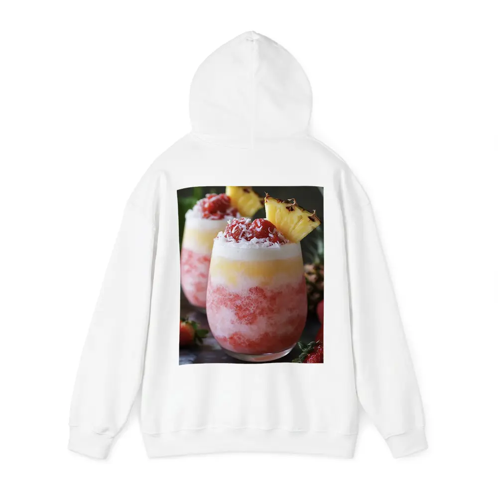 Strawberry Pineapple Coconut Frozen Tropical Drinks – Hoodies