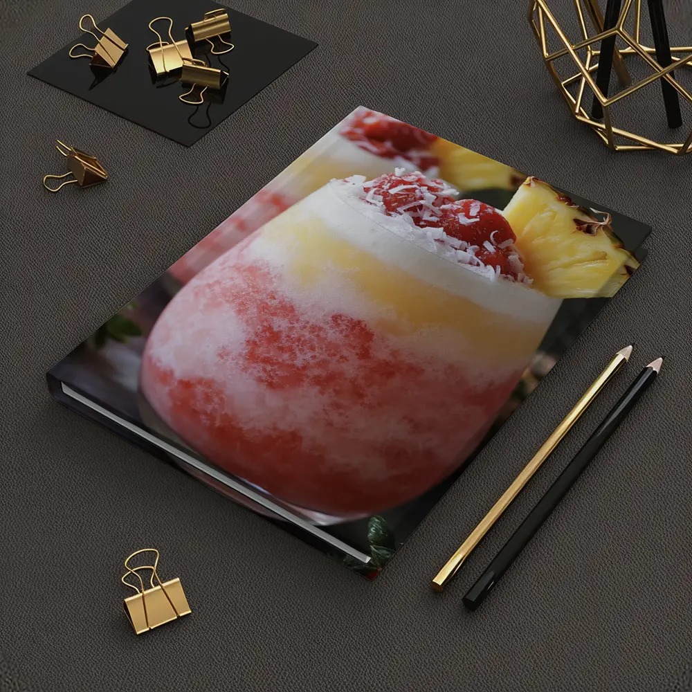 Strawberry Pineapple Coconut Frozen Tropical Drinks – Notebooks