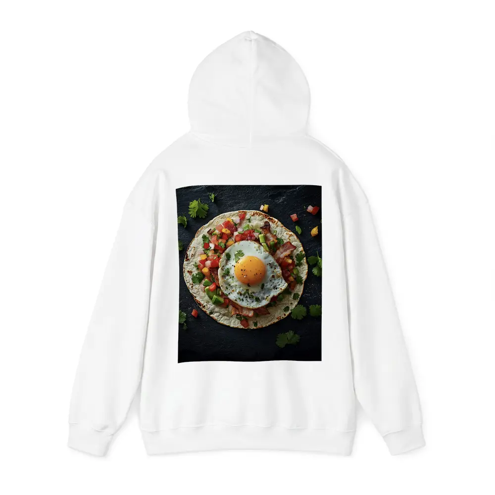 Breakfast Taco Fried Egg Dark Stone – Hoodies