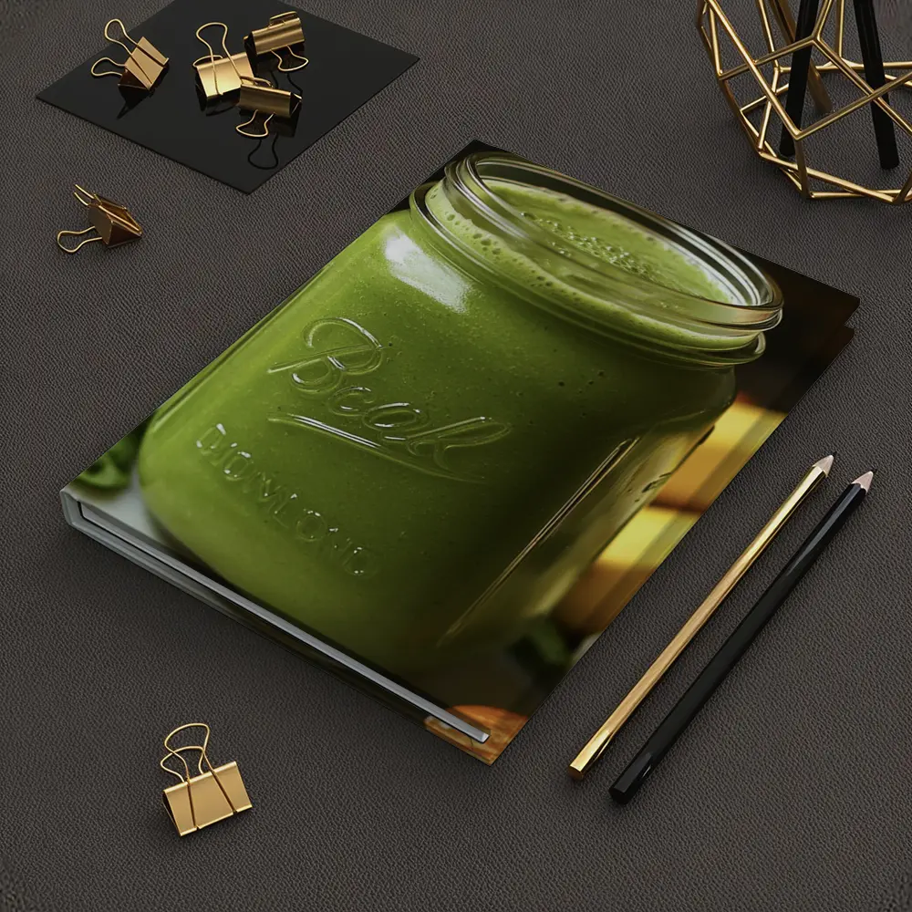 Green Spinach Banana Smoothie Ball Jar – Notebooks
