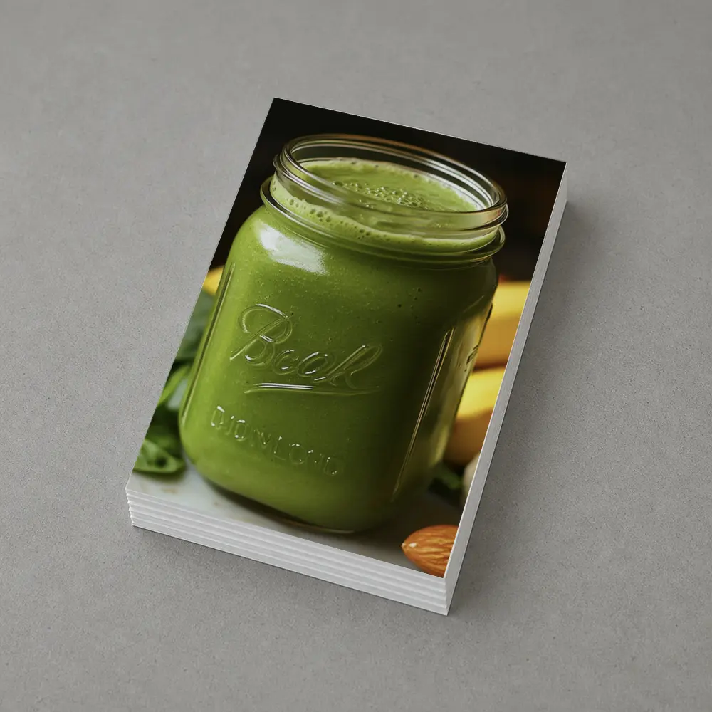Green Spinach Banana Smoothie Ball Jar – Postcards